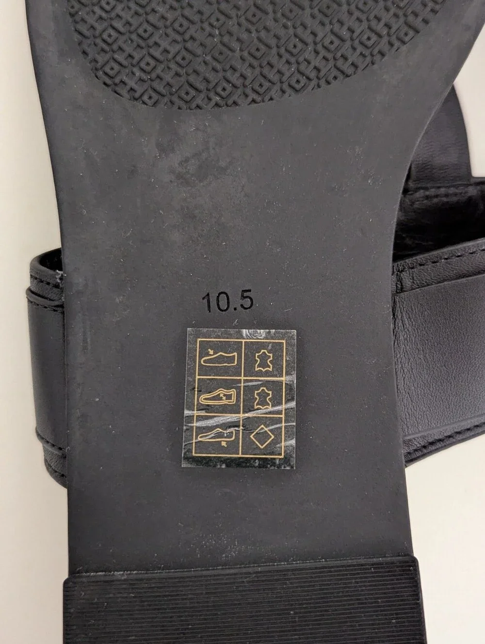 EUC! Tory Burch Marsden Sandal In Black Leather Size 10.5